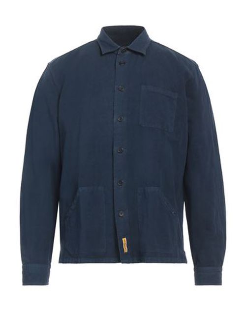 B. d.baggies Man Shirt Midnight blue Size S Cotton, Linen
