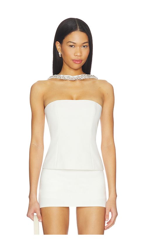 MAJORELLE Nicolette Top in White. XXS. Also in XS, S, M