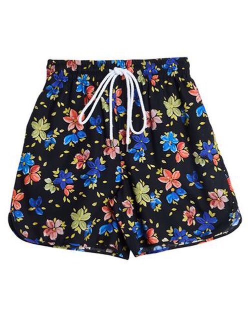 Woman Shorts & Bermuda Shorts Black Size S Cotton