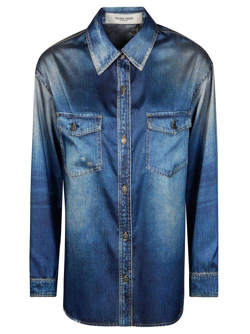 Long Sleeved Denim Shirt