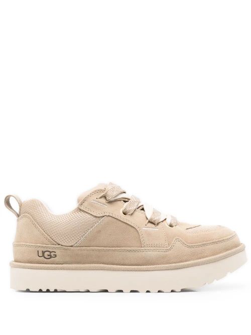 Ugg Lo Lowmel Mesh And Suede Sneaker