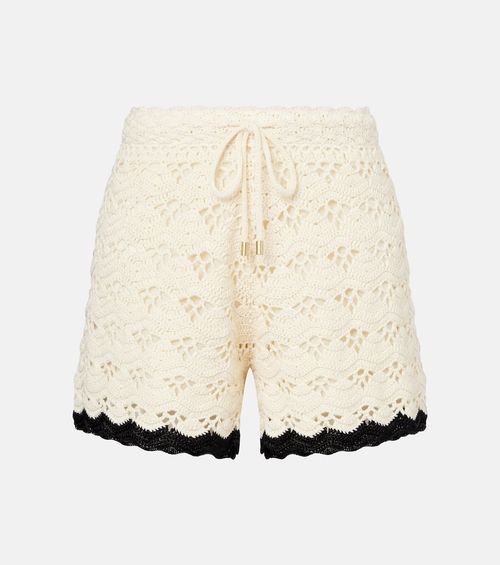 Rhiannon crochet cotton shorts