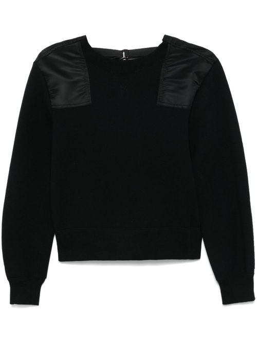 Panelled sweatshirt - Black