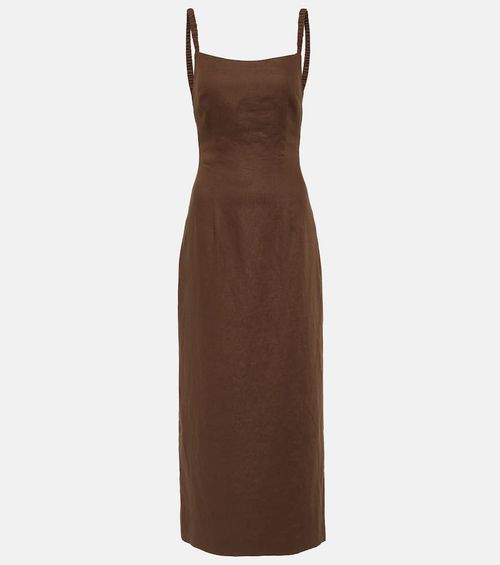 Primrose ruched cotton minidress