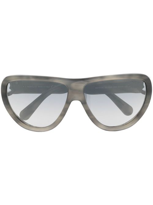 Anodize oversized-frame sunglasses - Grey