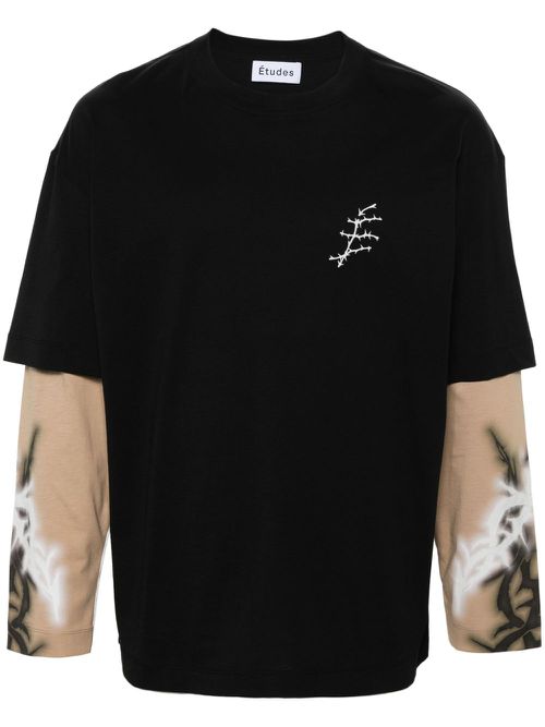 Goudron Thorns cotton T-shirt - Black