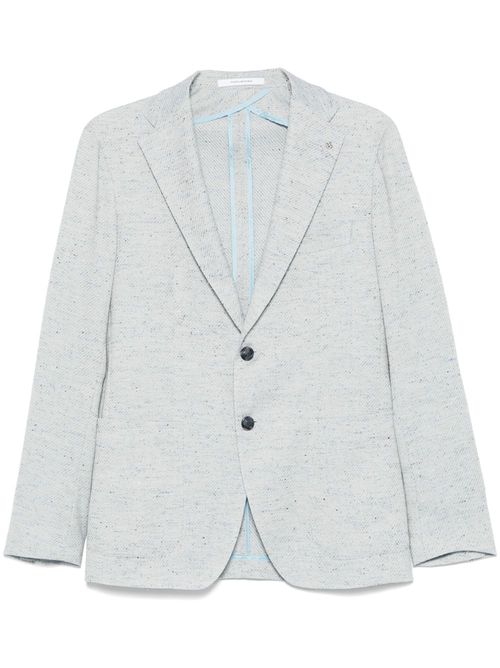 Slub-texture blazer - Blue