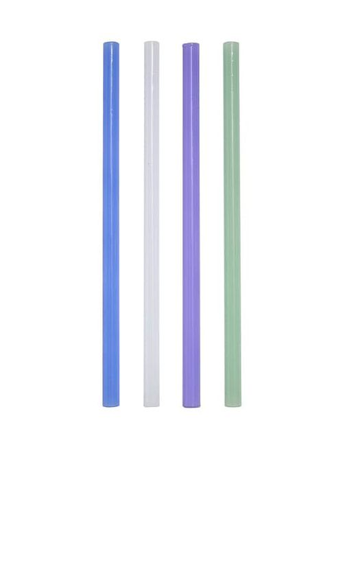 Fazeek 4 Pack Opaque Straws in Blue