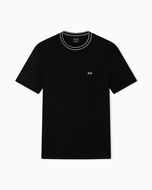 Slim fit T-shirt in technical fabric