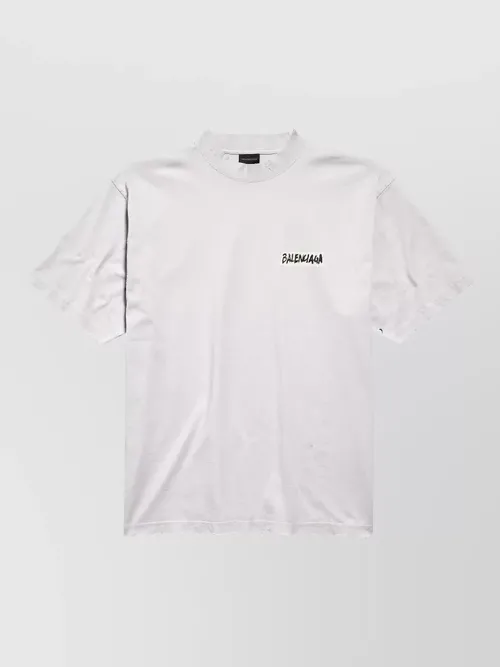 Balenciaga - medium fit crew neck short sleeve t shirt