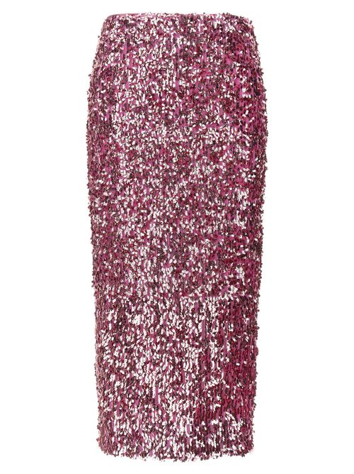 Pink All-over Sequins Skirt
