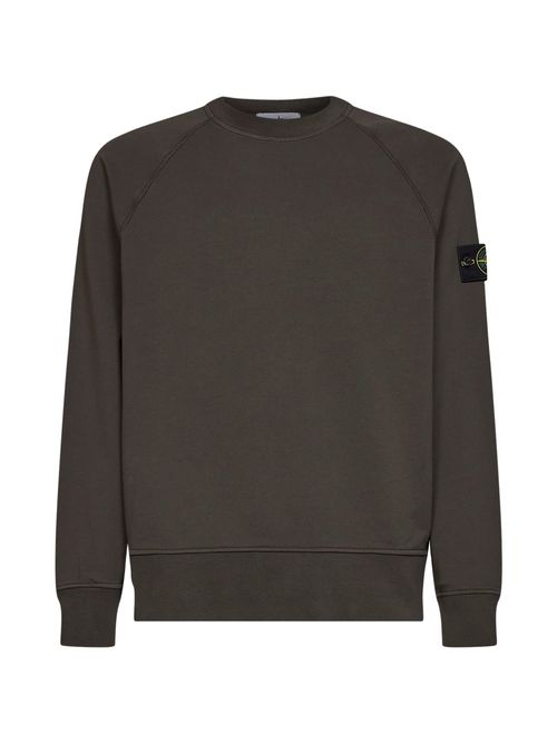 Cotton Crewneck Sweatshirt — Gray