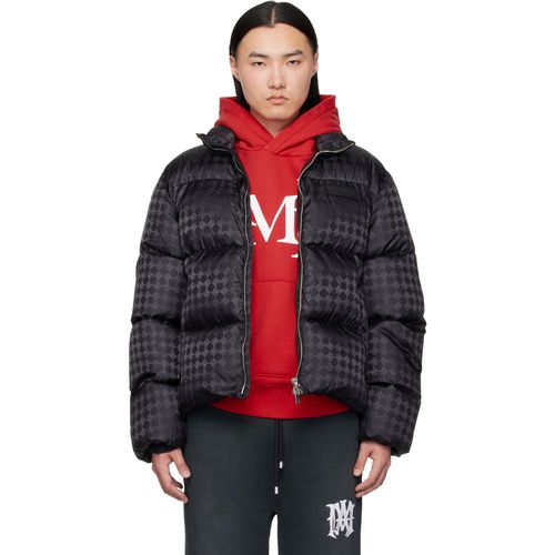 Black MA Quad Jacquard Down Jacket