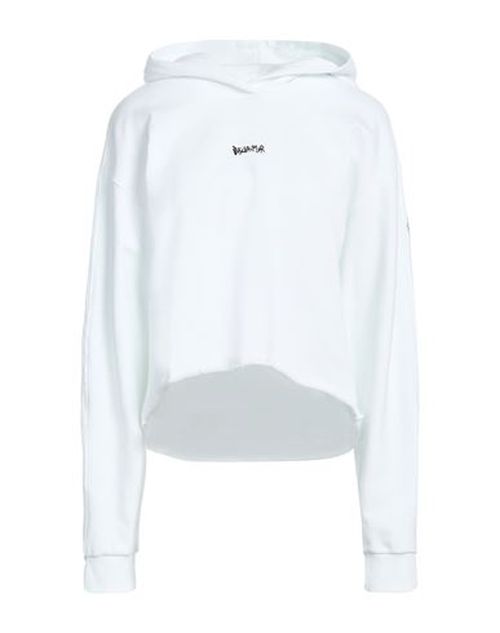 Woman Sweatshirt White Size L Cotton