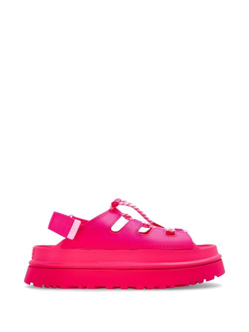 Mini PU-Jacketed Sandals with Eco-Friendly Toe Cap and Velcro Closure
