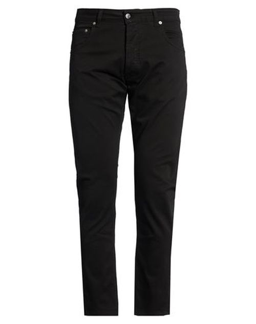 Man Pants Black Size 31 Cotton, Elastane