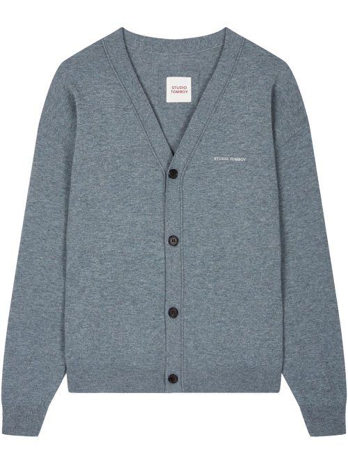 STUDIO TOMBOY V-neck cardigan - Blue