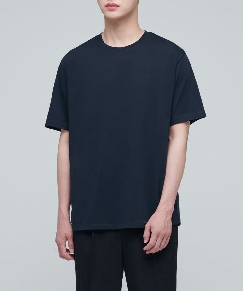 SuPima Basic Crew Neck Short-Sleeved T-shirt