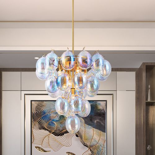 Brass Chandelier from the Globo Collection