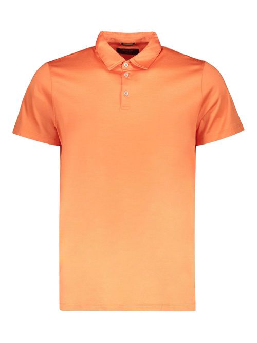 Moorer Pachino cotton polo shirt - Orange