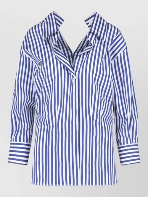 Givenchy - long sleeve striped shirt buttoned cuffs collar