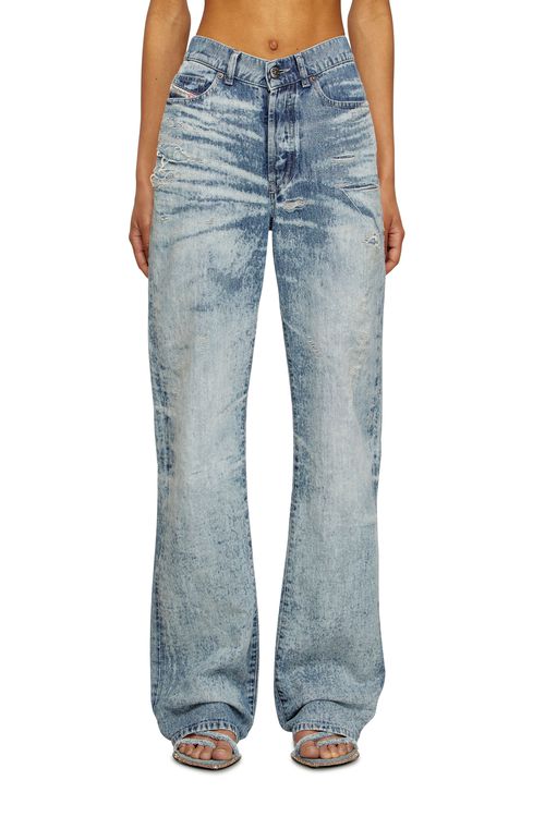 Diesel - Regular Jeans - 1971 D-Sent - Jeans - Woman - Blue