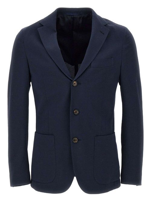 Eleventy single-breasted blazer - Blue