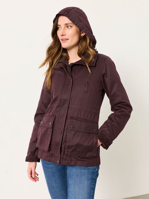 FatFace Heritage Jacket in Plum Purple