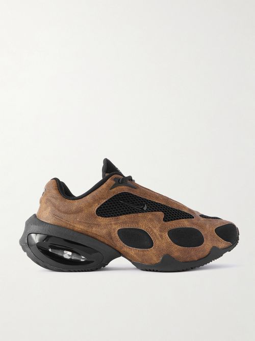 Air Max Muse Mesh-trimmed Suede Sneakers - Brown