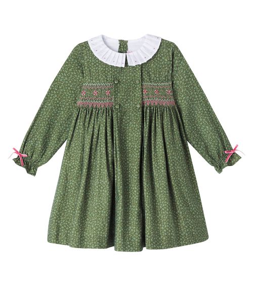 Magdalena floral smocked cotton dress