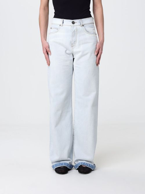 Jeans Woman color White