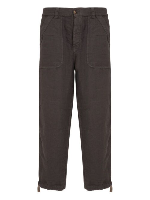 Brunello Cucinelli straight-leg trousers - Brown