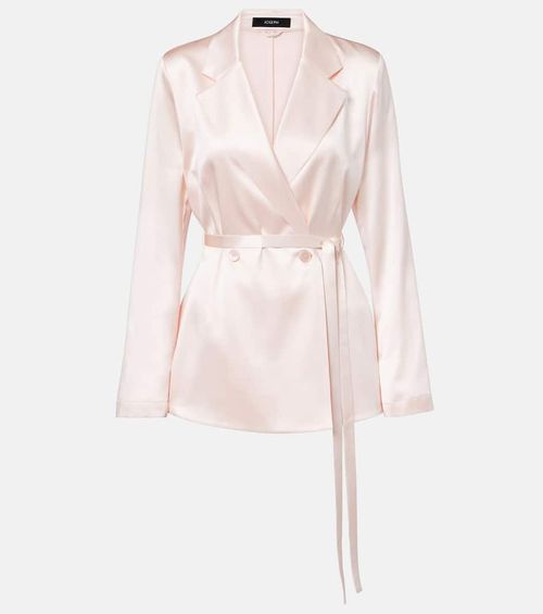 Joubert silk satin blazer