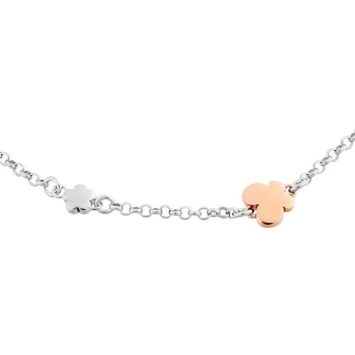 Orphelia 'Lorelei' WoMens 925 Sterling Silver Bracelet - Silver/Rose ZA-7386 - Silver & Rose Gold - One Size