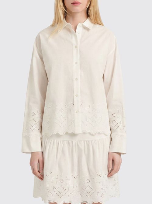 MOMONÌ Shirt Woman color Cream