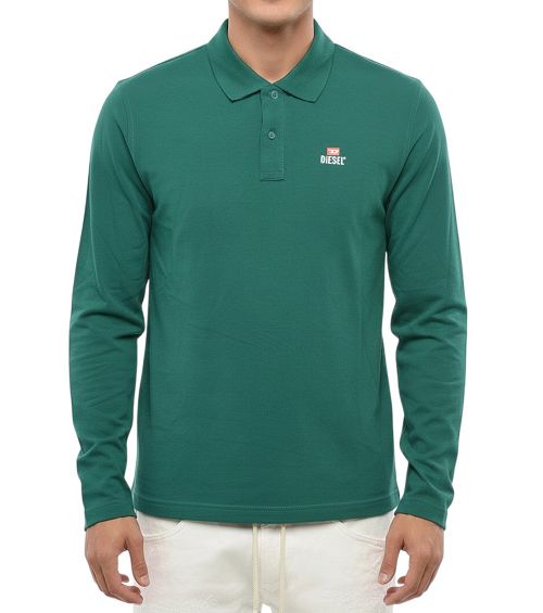 Green Shirt Collar Polo