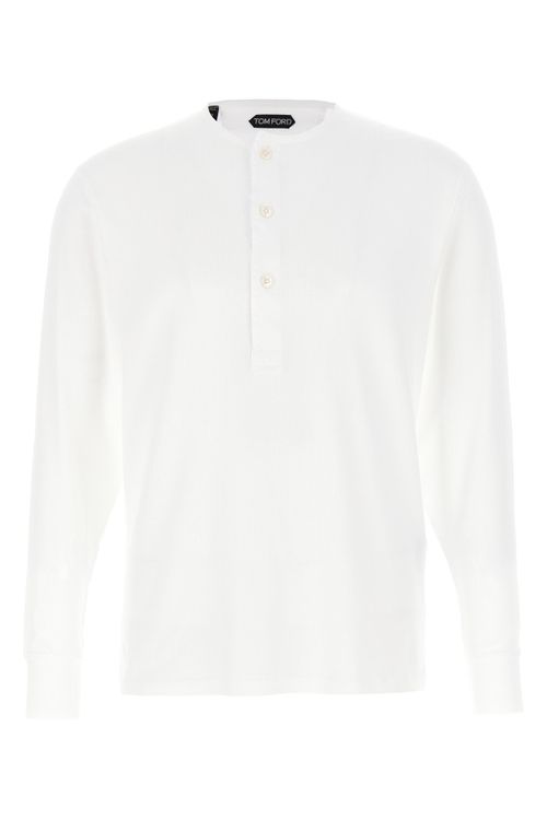 Ribbed Cotton T-Shirt