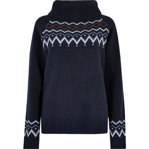 Dubarry Riverstown Fair Isle Chunky Knit for Women - Navy