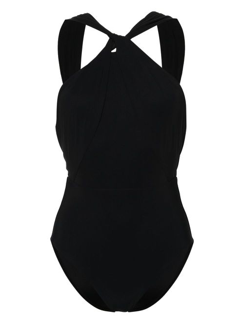 Ottie halterneck swimsuit - Black