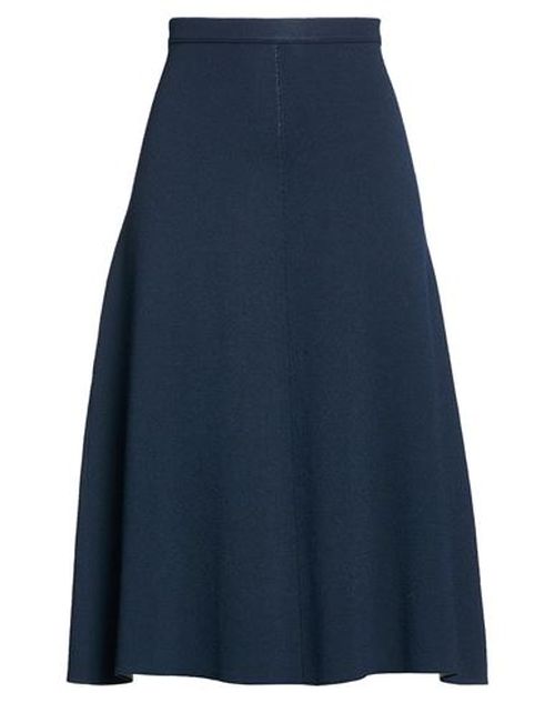 Woman Midi skirt Midnight blue Size M Wool, Cotton, Polyamide