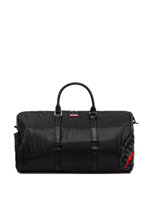 Logo-tag travel bag - Black