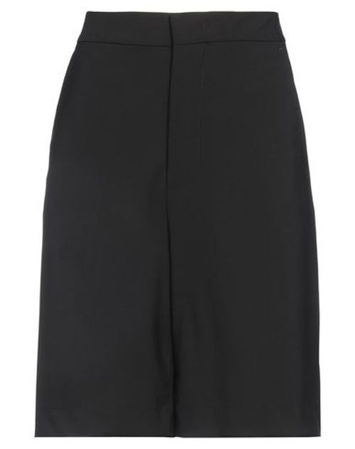 Woman Shorts & Bermuda Shorts Black Size S Wool, Elastane