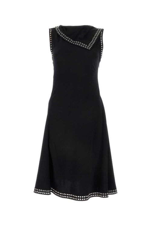 Black Satin Dress