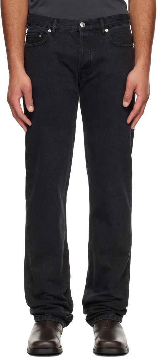 A. P.C. Black New Standard Jeans
