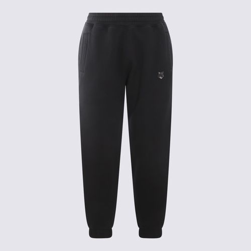 메종키츠네 남성 Black Cotton Pants MM01125KM0307P199