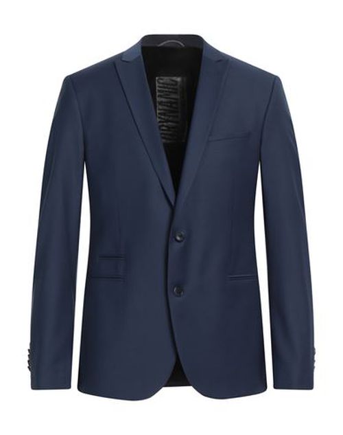 Drykorn Man Blazer Slate blue Size 40 Polyester, Wool, Elastane