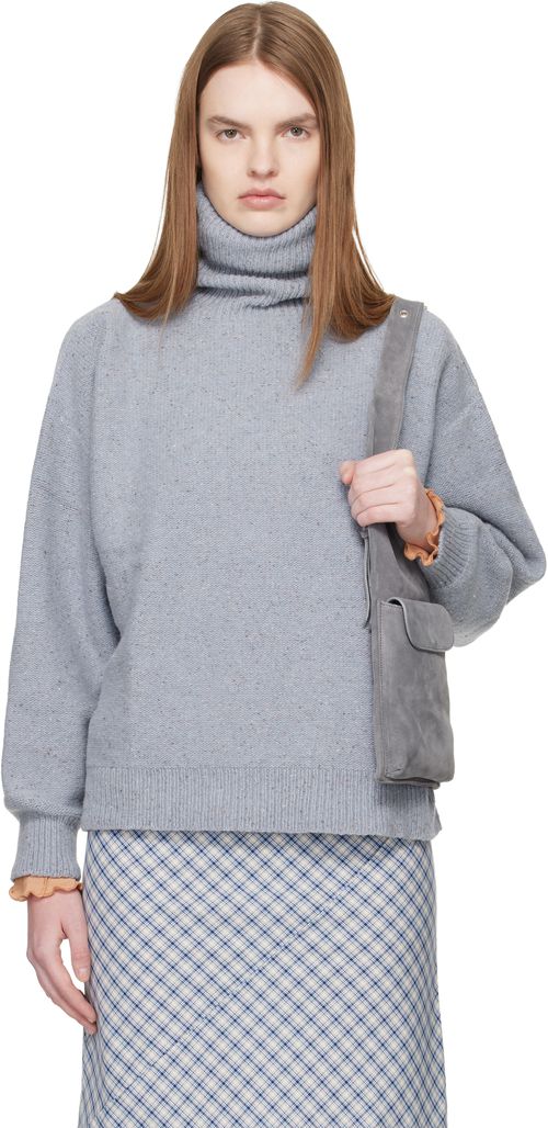 Blue Mea Turtleneck