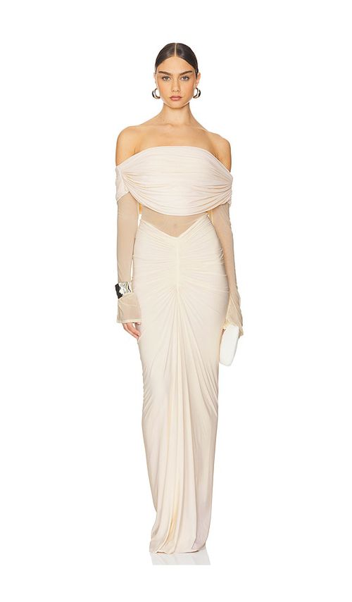Deme by Gabriella ROBE DE SOIRÉE JOLENE en Ivory.  L. Also en