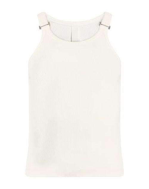 Woman Tank top White Size XXS Organic cotton, Elastane