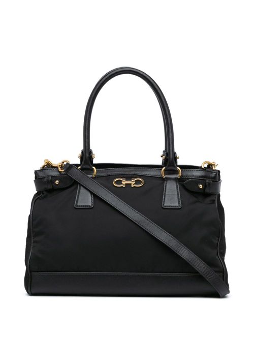 20th Century Gancini Nylon satchel - Black
